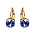 Auskarai "Krāšņums (Sapphire)" su Swarovski™ kristalais